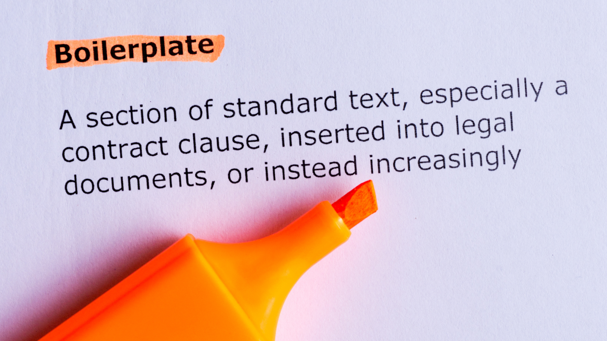 Legal Risks of Using Boilerplate Clauses in Contracts