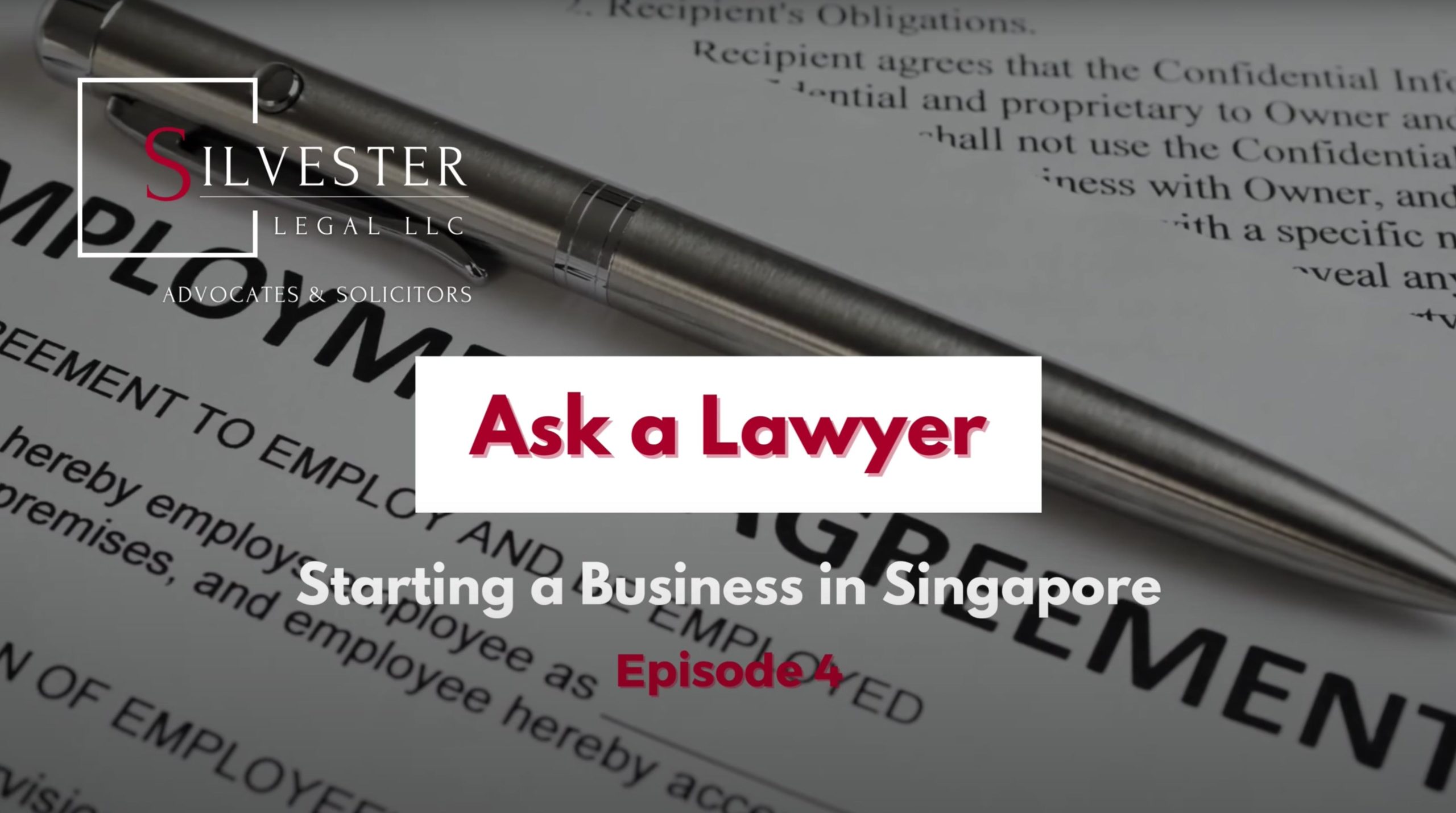 silvester legal ask a lawyer title text